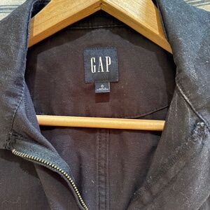 Black denim jumpsuit, GAP size 0